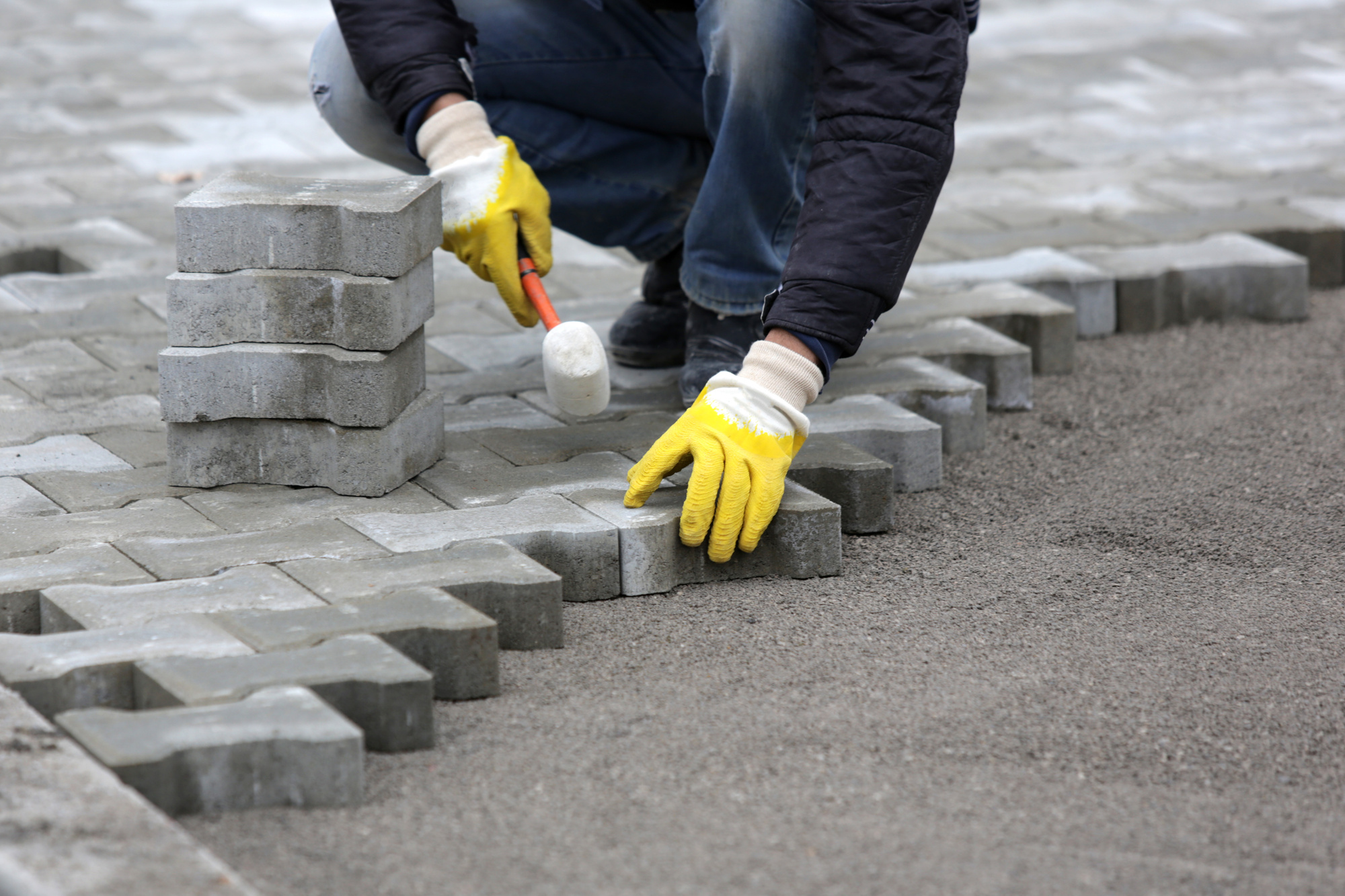 brick pavers installation